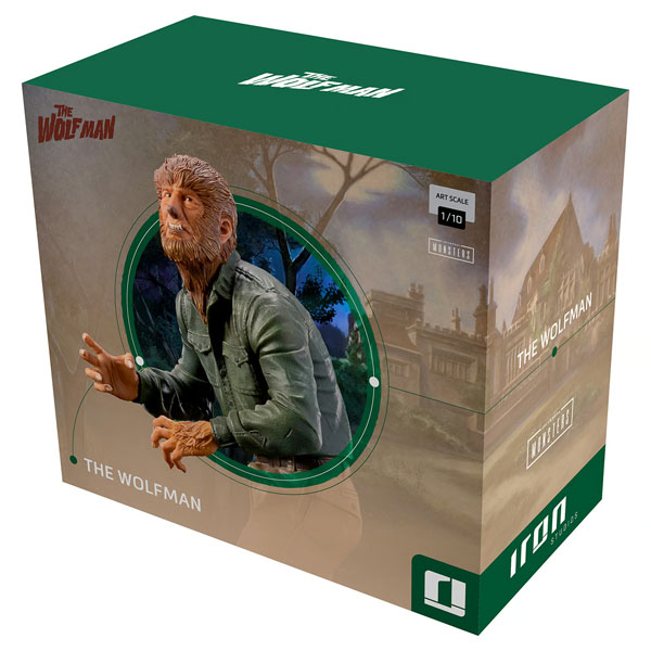 Iron Studios Universal Monsters The Wolfman Art Scale 1/10 Scale Polystone Statue